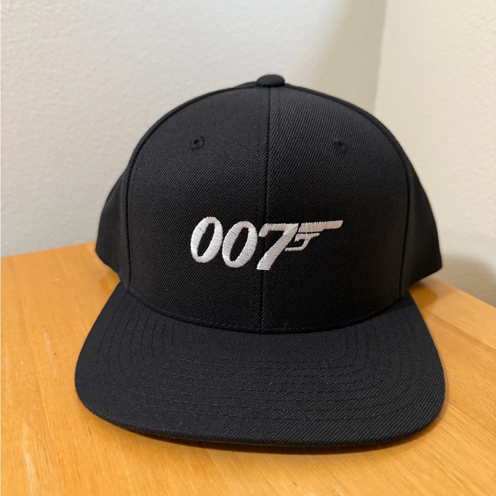 Black 007 Logo Cap
